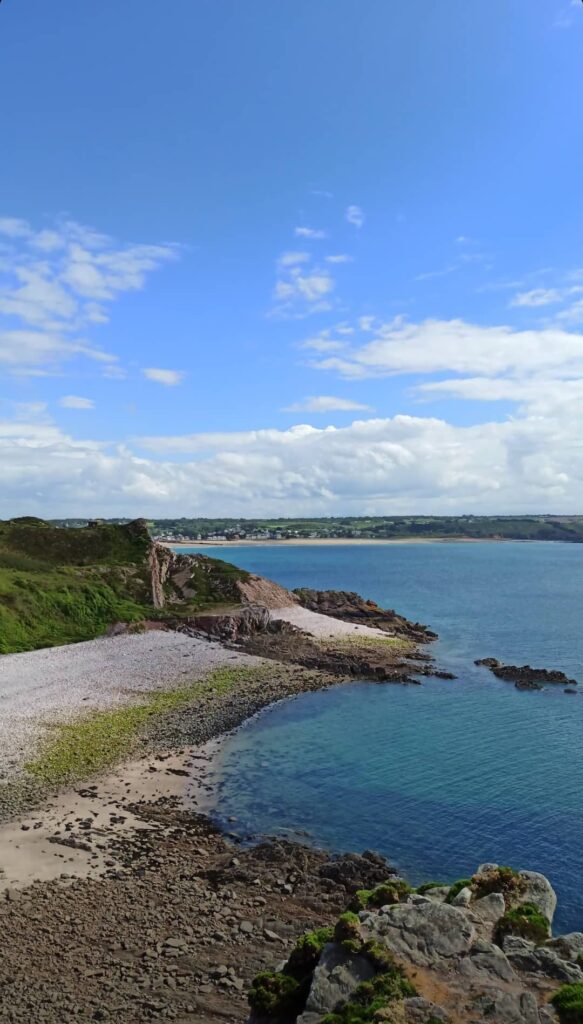 Panorama au Cap d'Erquy sur la Vélomaritime en Bretagne