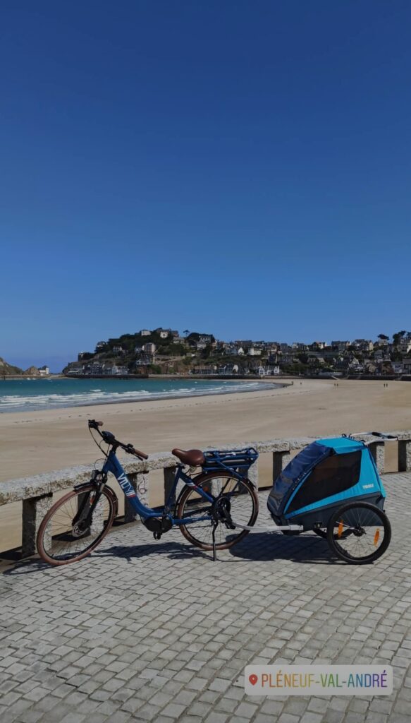 Vélo Kaouann sur la Vélomaritime en itinérance en voyage à vélo en Bretagne